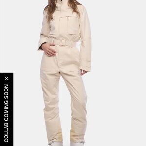 Women's Halfdays Murphy Ski Suit in Oat LG